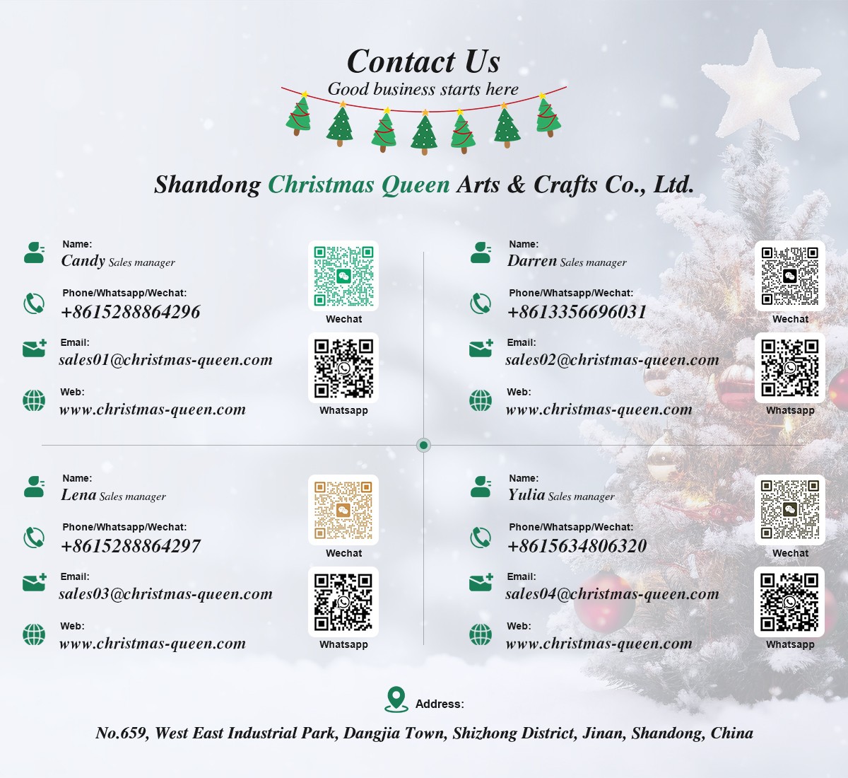 Contact Christmas Queen Contact Christmas Queen